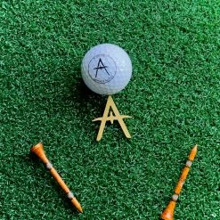 Other Albatross “A” Ball Marker & Groove Cleaner - Raw Brass