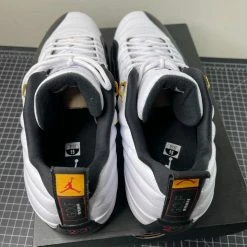 Nike Air Jordan XII 12 Low Golf Taxi White Black Gold DH4120-100 - Size 15 New -Cheap Golf Apparel Store IMG202302250736253559079669551