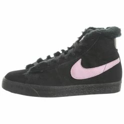 NEW Youth Nike Blazer Boot Preschool Black / Perfect Pink Sz 3Y