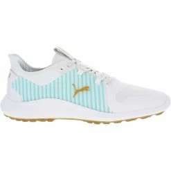 Other NEW Mens Puma Ignite Fasten8 Seersucker Golf Shoes White / Blue Glow Sz 8 M